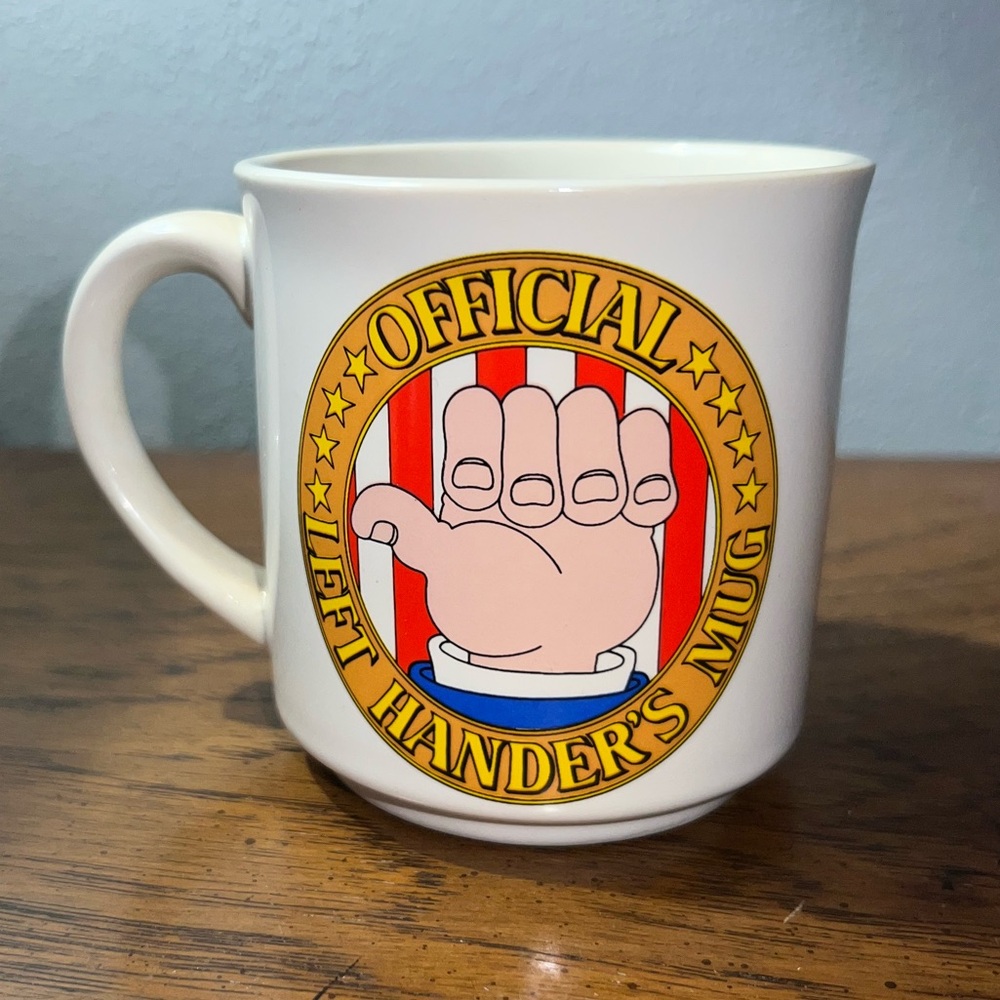 Official Left Hander's Mug - White Ceramic